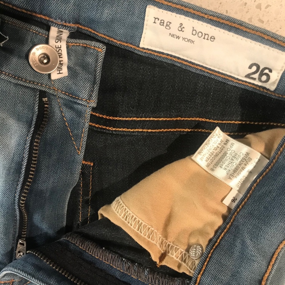 Rag & Bone High Rise Skinny Jean